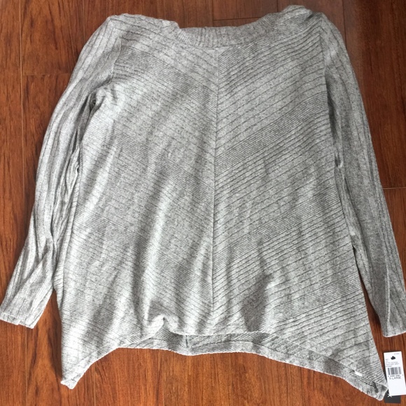 ALYX Heather Grey Cow Neck Sweater - Picture 2 of 6